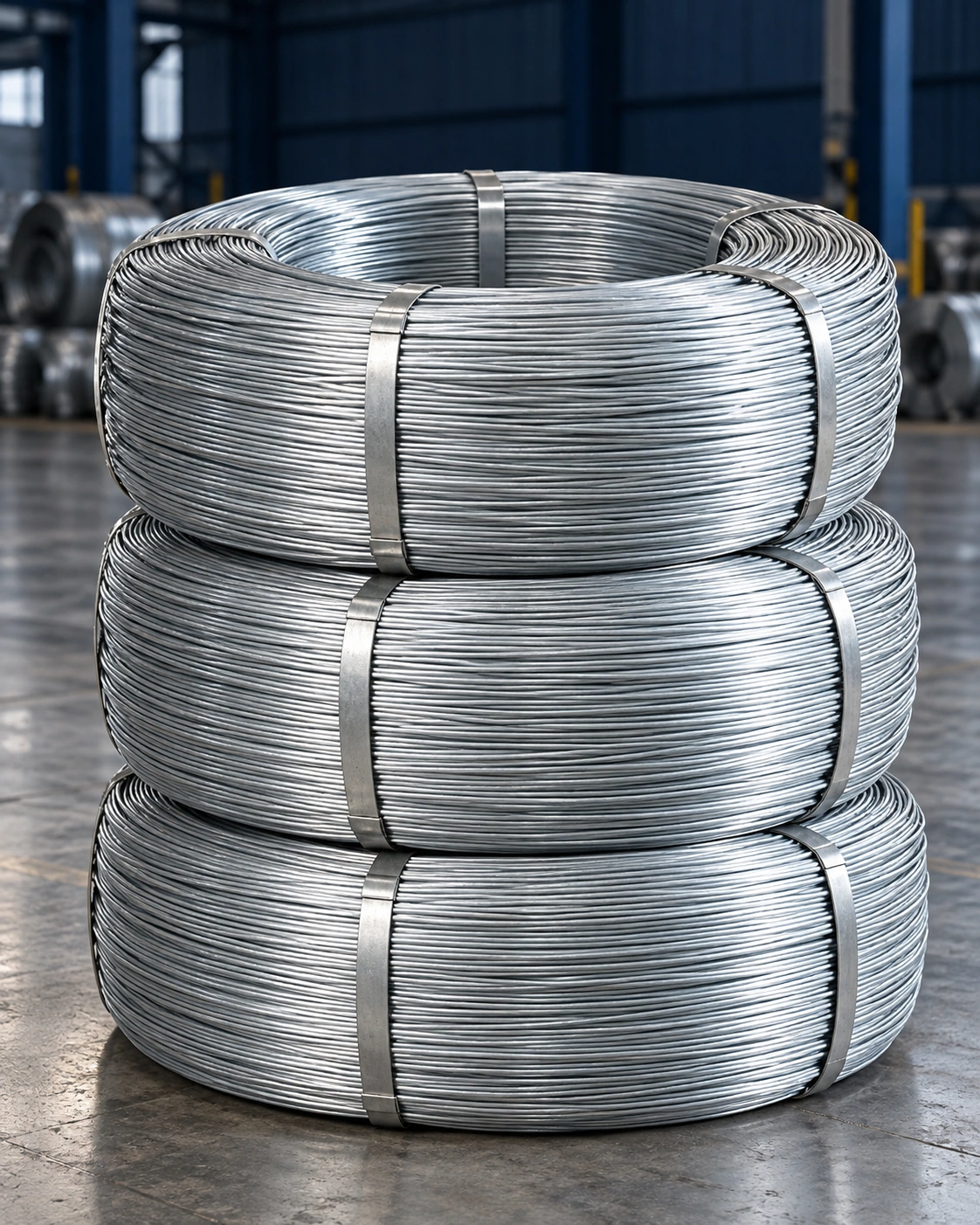 Detailed zinc-coated galvanized steel wire coils